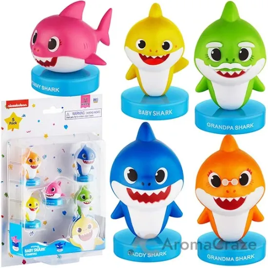 Picture of Baby Shark Stampers Blister - 5 (S1) - C by PMI for Kids - 5 Pc Stampers