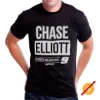 Picture of NASCAR Mens Classic Crew Tee - Chase Elliot - 3 Black by DelSol for Men - 1 Pc T-Shirt (S)