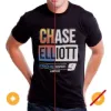 Picture of NASCAR Mens Classic Crew Tee - Chase Elliot - 3 Black by DelSol for Men - 1 Pc T-Shirt (XL)