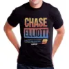 Picture of NASCAR Mens Classic Crew Tee - Chase Elliot - 3 Black by DelSol for Men - 1 Pc T-Shirt (3XL)