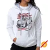 Picture of NASCAR Hooded Sweatshirt - Chase Elliot - 1 White by DelSol for Women - 1 Pc T-Shirt (S)