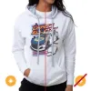 Picture of NASCAR Hooded Sweatshirt - Chase Elliot - 1 White by DelSol for Women - 1 Pc T-Shirt (L)