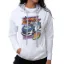 Picture of NASCAR Hooded Sweatshirt - Chase Elliot - 1 White by DelSol for Women - 1 Pc T-Shirt (XL)