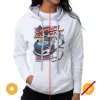 Picture of NASCAR Hooded Sweatshirt - Chase Elliot - 1 White by DelSol for Women - 1 Pc T-Shirt (2XL)