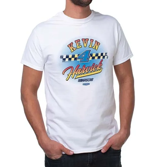 Picture of NASCAR Mens Classic Crew Tee - Kevin Harvick - 8 White by DelSol for Men - 1 Pc T-Shirt (2XL)