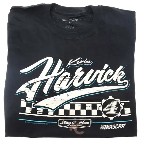 Picture of NASCAR Mens Classic Crew Tee - Kevin Harvick - 3 Black by DelSol for Men - 1 Pc T-Shirt (S)