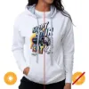 Picture of NASCAR Hooded Sweatshirt - Kevin Harvick - 4 White by DelSol for Women - 1 Pc T-Shirt (S)