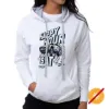 Picture of NASCAR Hooded Sweatshirt - Kevin Harvick - 4 White by DelSol for Women - 1 Pc T-Shirt (L)