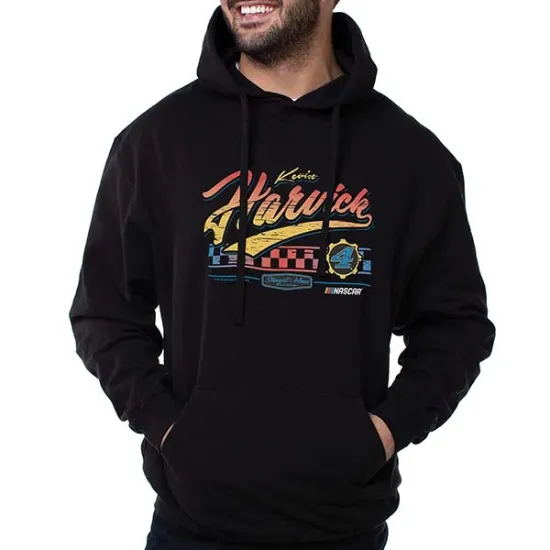 Picture of NASCAR Hooded Sweatshirt - Kevin Harvick - 3 Black by DelSol for Men - 1 Pc T-Shirt (S)