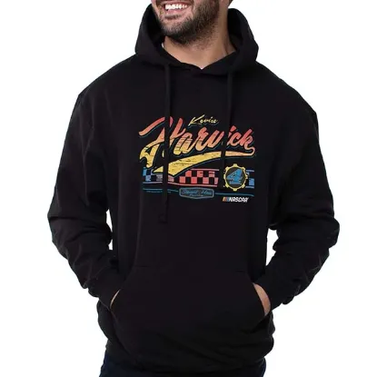Picture of NASCAR Hooded Sweatshirt - Kevin Harvick - 3 Black by DelSol for Men - 1 Pc T-Shirt (XL)