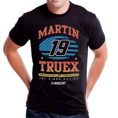 Picture of NASCAR Mens Classic Crew Tee - Martin Truex Jr - 7 Black by DelSol for Men - 1 Pc T-Shirt (L)