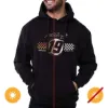 Picture of NASCAR Hooded Sweatshirt - Martin Truex Jr - 1 Black by DelSol for Men - 1 Pc T-Shirt (2XL)