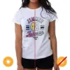 Picture of NASCAR Womens Crew Tee - Jimmie Johnson - 8 White by DelSol for Women - 1 Pc T-Shirt (XL)