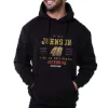 Picture of NASCAR Hooded Sweatshirt - Jimmie Johnson - 2 Black by DelSol for Men - 1 Pc T-Shirt (L)