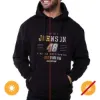 Picture of NASCAR Hooded Sweatshirt - Jimmie Johnson - 2 Black by DelSol for Men - 1 Pc T-Shirt (2XL)