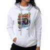 Picture of NASCAR Hooded Sweatshirt - Jimmie Johnson - 3 White by DelSol for Women - 1 Pc T-Shirt (L)