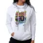 Picture of NASCAR Hooded Sweatshirt - Jimmie Johnson - 3 White by DelSol for Women - 1 Pc T-Shirt (XL)