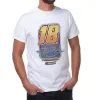 Picture of NASCAR Mens Classic Crew Tee - Kyle Busch - 10 White by DelSol for Men - 1 Pc T-Shirt (M)