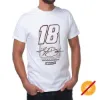 Picture of NASCAR Mens Classic Crew Tee - Kyle Busch - 10 White by DelSol for Men - 1 Pc T-Shirt (XL)