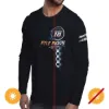 Picture of NASCAR Mens Classic Long Sleeve Crew Tee - Kyle Busch - 8 Black by DelSol for Men - 1 Pc T-Shirt (XL)