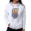 Picture of NASCAR Hooded Sweatshirt - Kyle Busch - 10 White by DelSol for Women - 1 Pc T-Shirt (S)