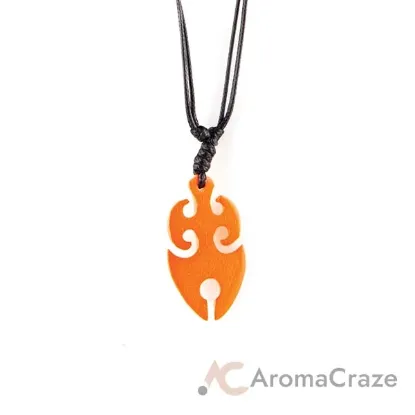 Picture of Color-Changing Necklace - Tribal Flame - White To Orange by DelSol for Women - 1 Pc Necklace