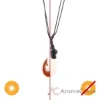Picture of Color-Changing Necklace - Hook - White To Brown by DelSol for Women - 1 Pc Necklace