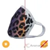 Picture of Color-Changing Face Mask - Leopard - Youth by DelSol for Unisex - 1 Pc Mask