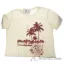 Picture of Womens Boyfriend Tee - Palms and Floral Sunset by Delsol for Women - 1 Pc T-Shirt (2XL)