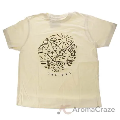 Picture of Kids Crew Tee - Fish Scene - Natural by DelSol for Kids - 1 Pc T-Shirt (YL)