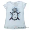 Picture of Kids Premium Crew Tee - Pineapples - Ice Blue by DelSol for Kids - 1 Pc T-Shirt (YXS)