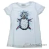 Picture of Kids Premium Crew Tee - Pineapples - Ice Blue by DelSol for Kids - 1 Pc T-Shirt (YM)
