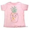 Picture of Girls Crew Tee - Blushing Pineapples - Balerina by DelSol for Kids - 1 Pc T-Shirt (3T)