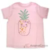 Picture of Girls Crew Tee - Blushing Pineapples - Balerina by DelSol for Kids - 1 Pc T-Shirt (4T)