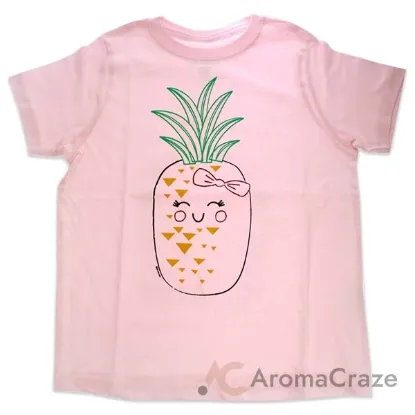 Picture of Girls Crew Tee - Blushing Pineapples - Balerina by DelSol for Kids - 1 Pc T-Shirt (4T)