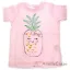 Picture of Girls Crew Tee - Blushing Pineapples - Balerina by DelSol for Kids - 1 Pc T-Shirt (2T)