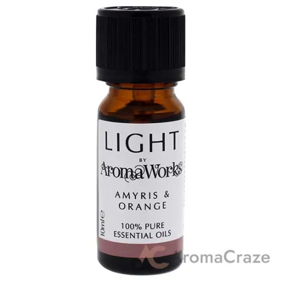 Picture of Light Essential Oil - Amyris and Orange by Aromaworks for Unisex - 0.33 oz Oil