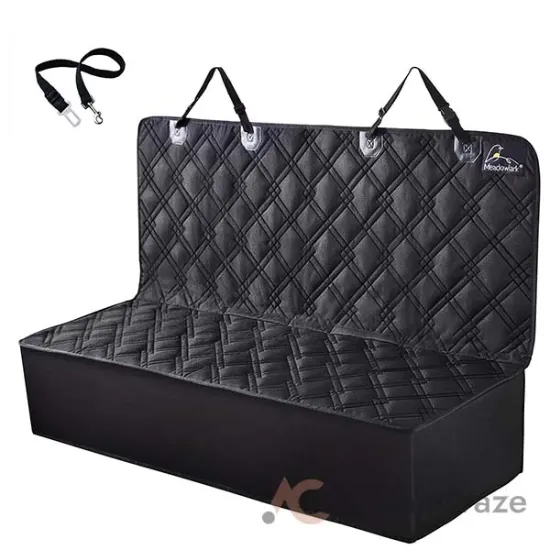 Picture of Bench Seat Protector for Pets - Standard Black by Meadowlark for Unisex - 3.3 lb Car Seat Cover