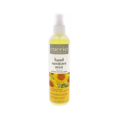 Picture of Hand Sanitizer Mist - Sunflower Oil and Eucalyptus by Cuccio Naturale for Unisex - 8 oz Hand Sanitizer
