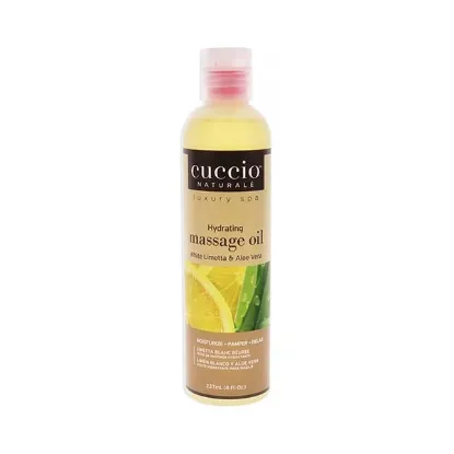 Picture of Hydrating Massage Oil - White Limetta and Aloe Vera by Cuccio Naturale for Unisex - 8 oz Oil