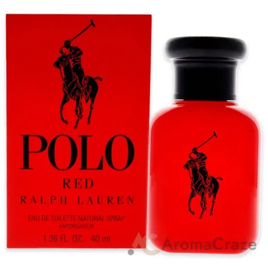 Picture of Polo Red by Ralph Lauren for Men - 1.36 oz EDT Spray (Refillable)