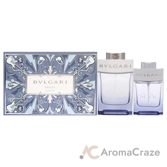 Picture of Bvlgari Man Glacial Essence by Bvlgari for Men - 2 Pc Gift Set 3.4oz EDP Spray, 0.5oz EDP Spray
