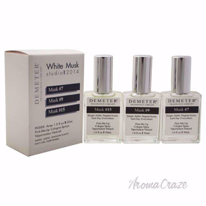 White Musk Studio Set by Demeter for Unisex - 3 Pc Gift Set 