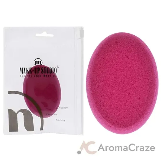 Picture of Oval Buffed Sponge Blending - Dark Pink by Make-Up Studio for Women - 1 Pc Sponge