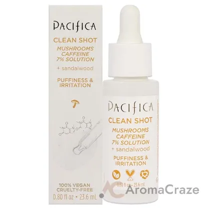 Picture of Clean Shot Mushrooms and Caffeine 7 Percent by Pacifica for Unisex - 0.80 oz Serum