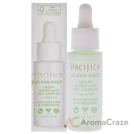 Picture of Clean Shot Vegan Amino Acid 10 Percent Complex by Pacifica for Unisex - 0.80 oz Serum