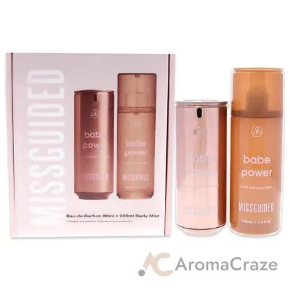 Picture of Babe Power by Missguided for Women - 2 Pc Gift Set 2.7oz EDP Spray, 7.4oz Body Mist