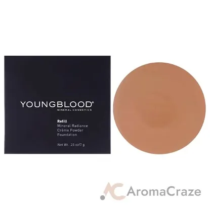 Picture of Mineral Radiance Creme Powder Foundation - Toffee by Youngblood for Women - 0.25 oz Foundation (Refill)