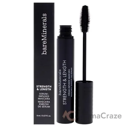 Picture of Strength and Length Serum-Infused Mascara - Exteme Black by bareMinerals for Women - 0.27 oz Mascara