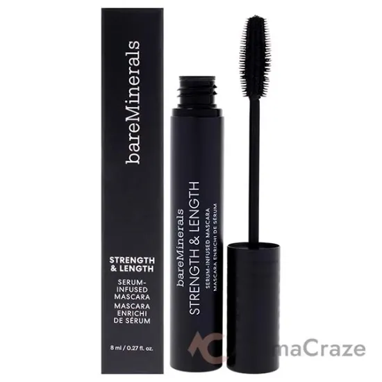 Picture of Strength and Length Serum-Infused Mascara - Exteme Black by bareMinerals for Women - 0.27 oz Mascara